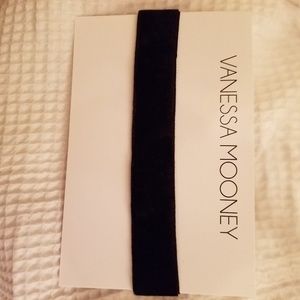 Vanessa Mooney black, faux velvet choker.